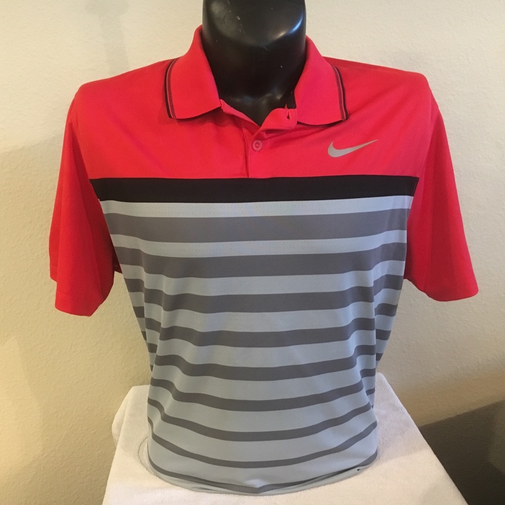 Adult Nike Golf Dri Fit Collard Breathable T-Shirt